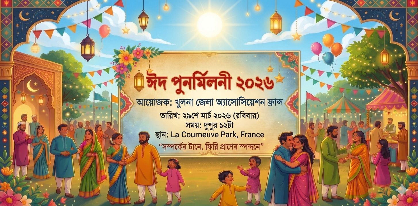 You are currently viewing ঈদ পুনর্মিলনী ২০২৬ – (মিলনমেলা)